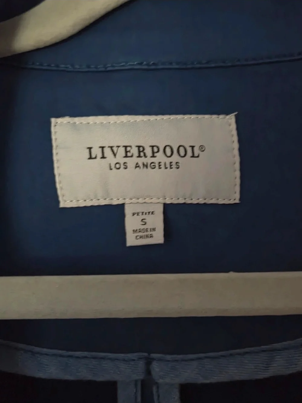 Liverpool Los Angeles Navy & Gray Blazers Size S - Picture 3 of 4